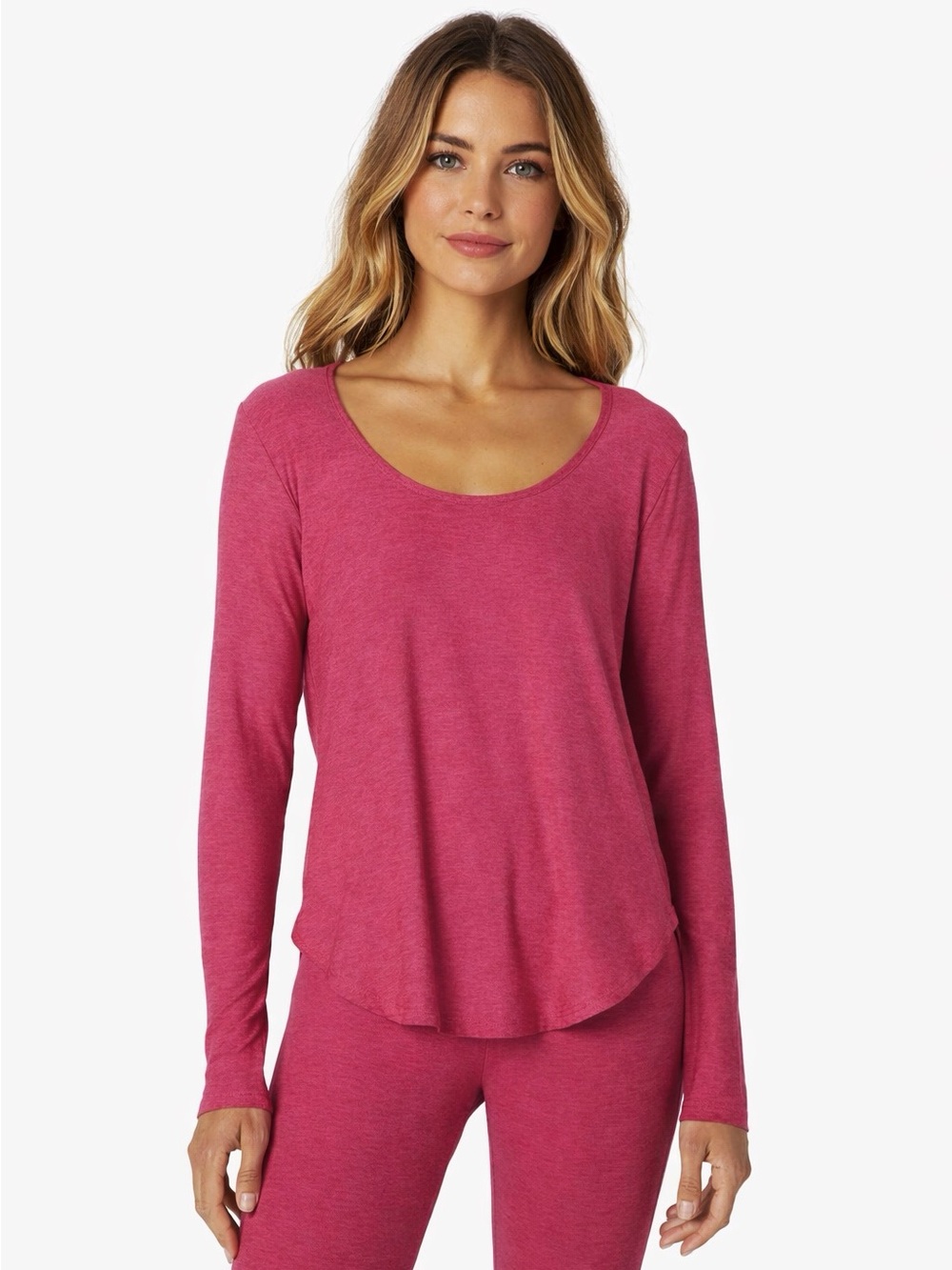 Beyond Yoga Scoop Neck Long Sleeve Performance Top Size S